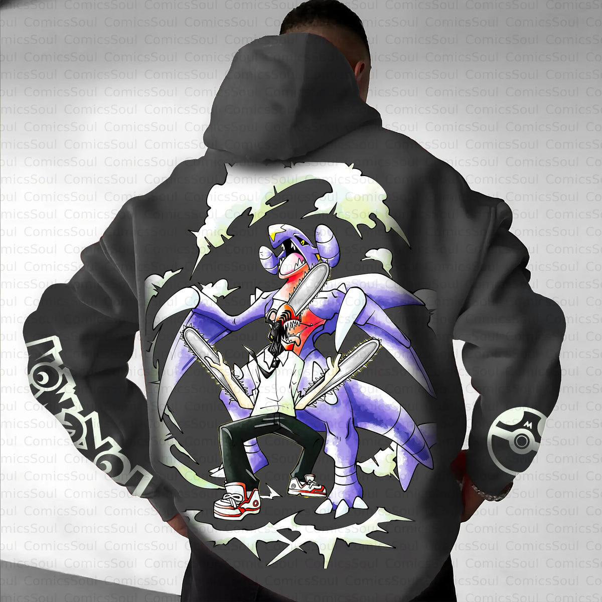 PKM-Unisex Anime Inspired Vintage Plush Hoodie