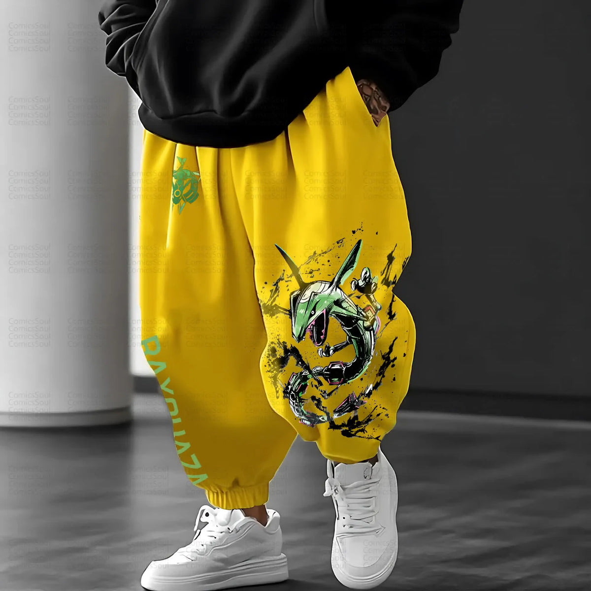 PKM-Unisex Anime Inspired Vintage Pants