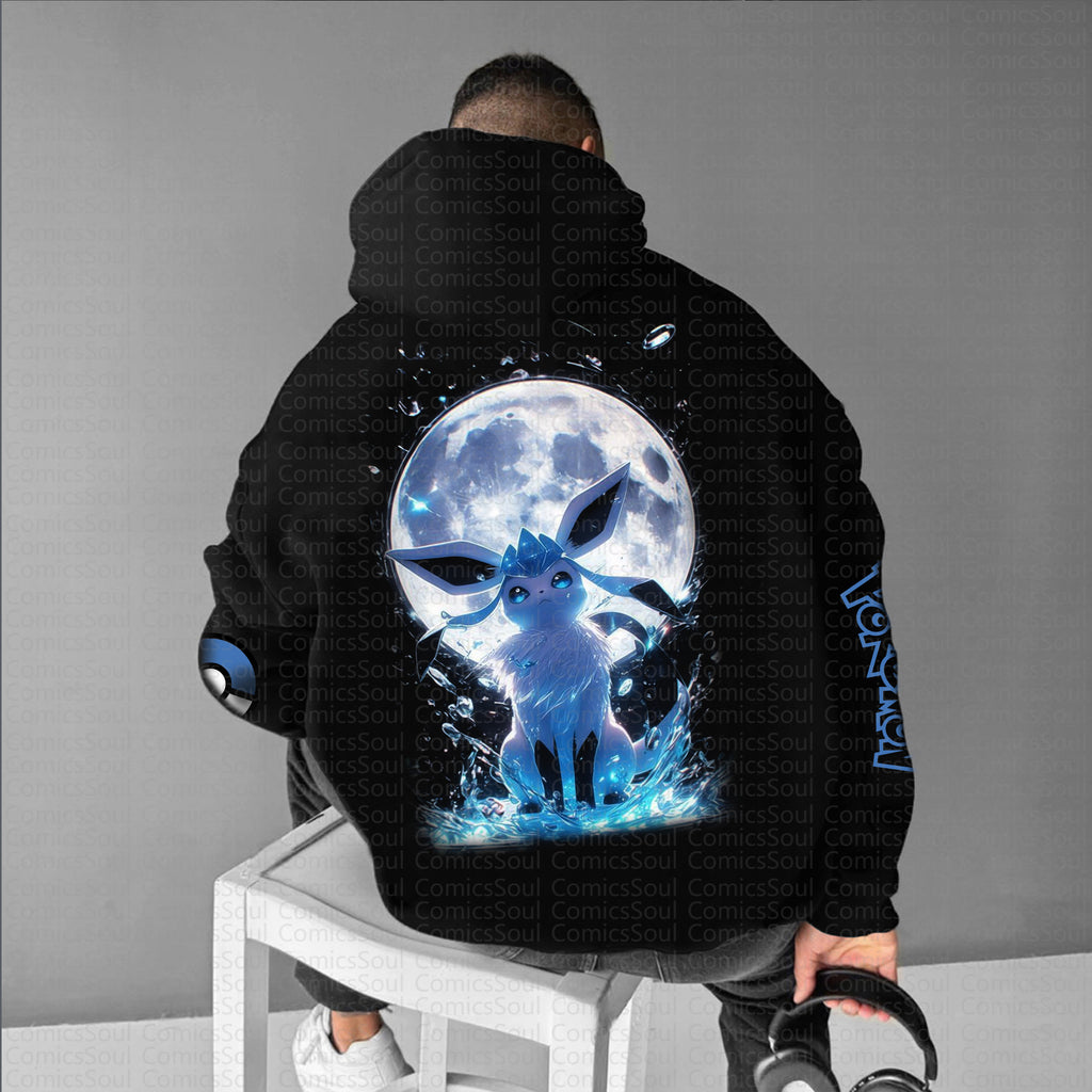 PKM-Unisex Anime Graphic Streetwear Vintage Hoodie