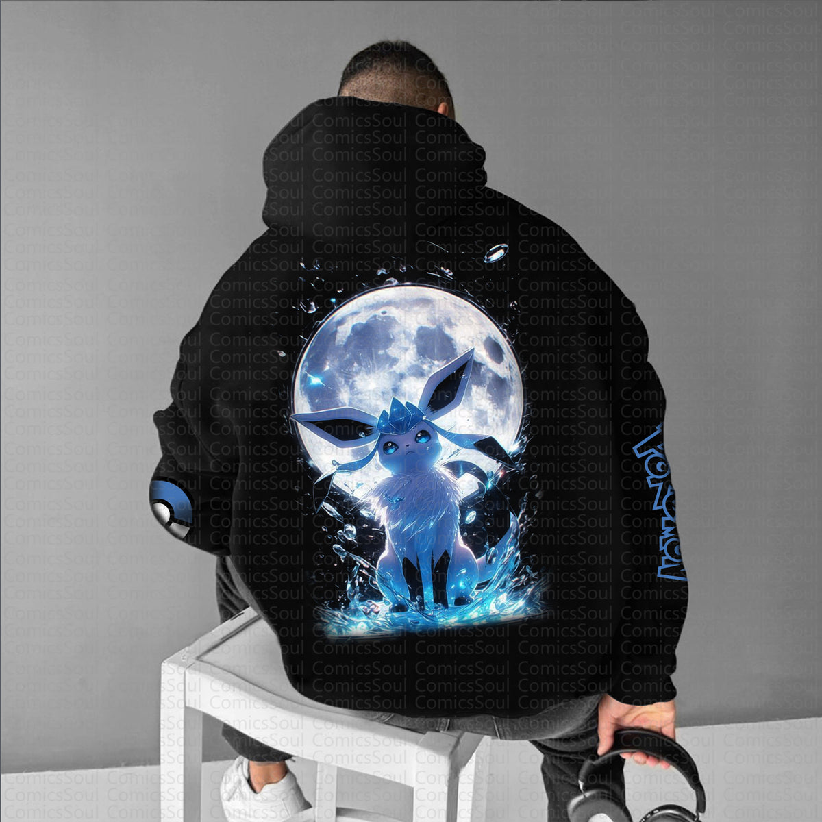 PKM-Unisex Anime Graphic Streetwear Vintage Hoodie