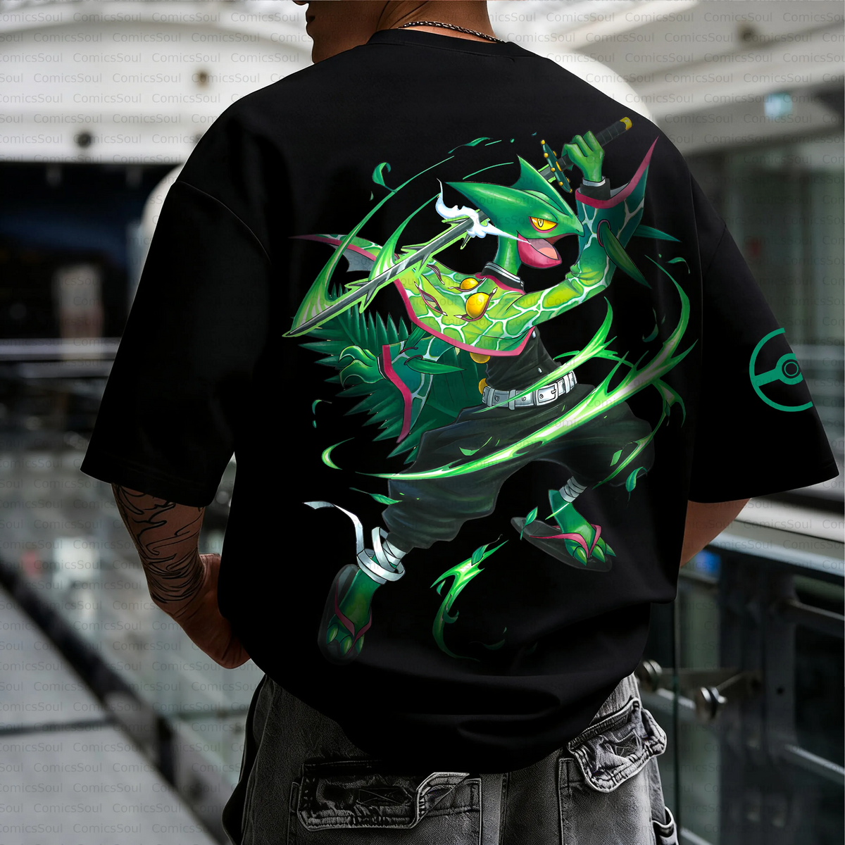 PKM-Unisex Anime Inspired Vintage T-Shirt