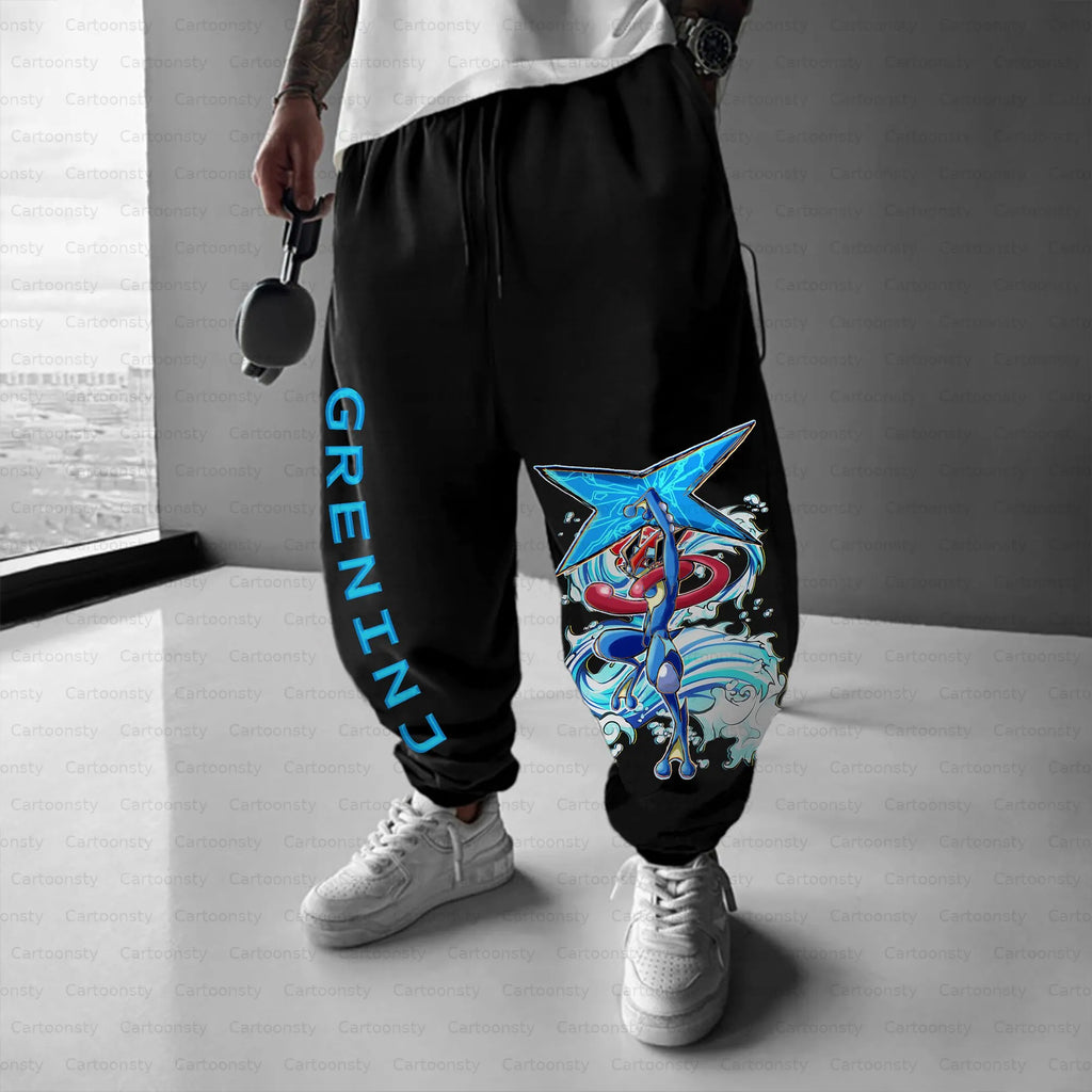 PKM-Unisex Anime Inspired Vintage Pants