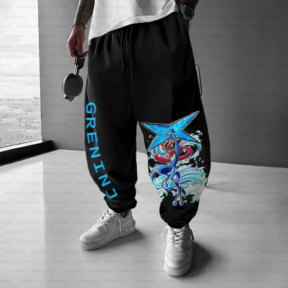 PKM-Unisex Anime Inspired Vintage Pants