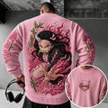 KNY Unisex Anime-print Crewneck Sweatshirt