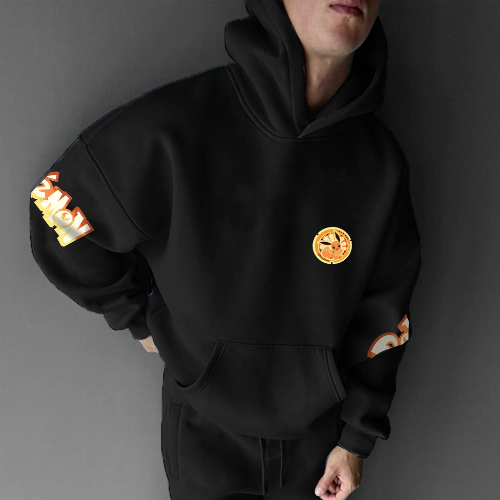 PKM-Unisex Anime Graphic Streetwear Vintage Hoodie
