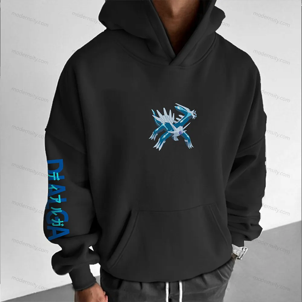 PKM-Unisex Anime Graphic Streetwear Vintage Hoodie