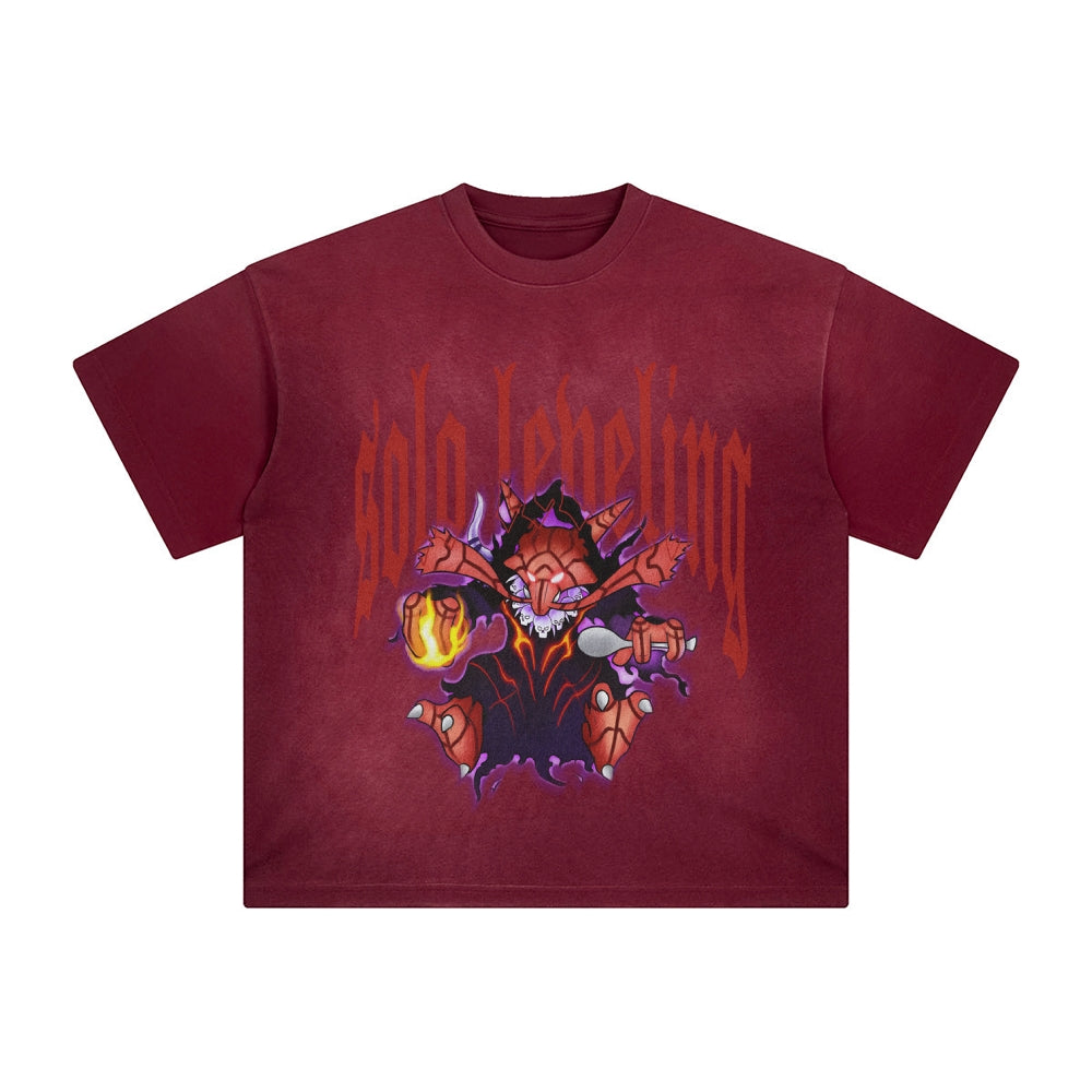 SL-Unisex Anime Inspired Vintage T-Shirt