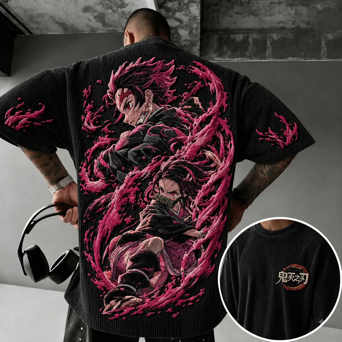 KNY Vintage Anime Print T-shirt