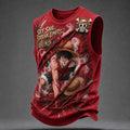 One Piece Pirate Crew Graphic Crew-Neck Tank Top