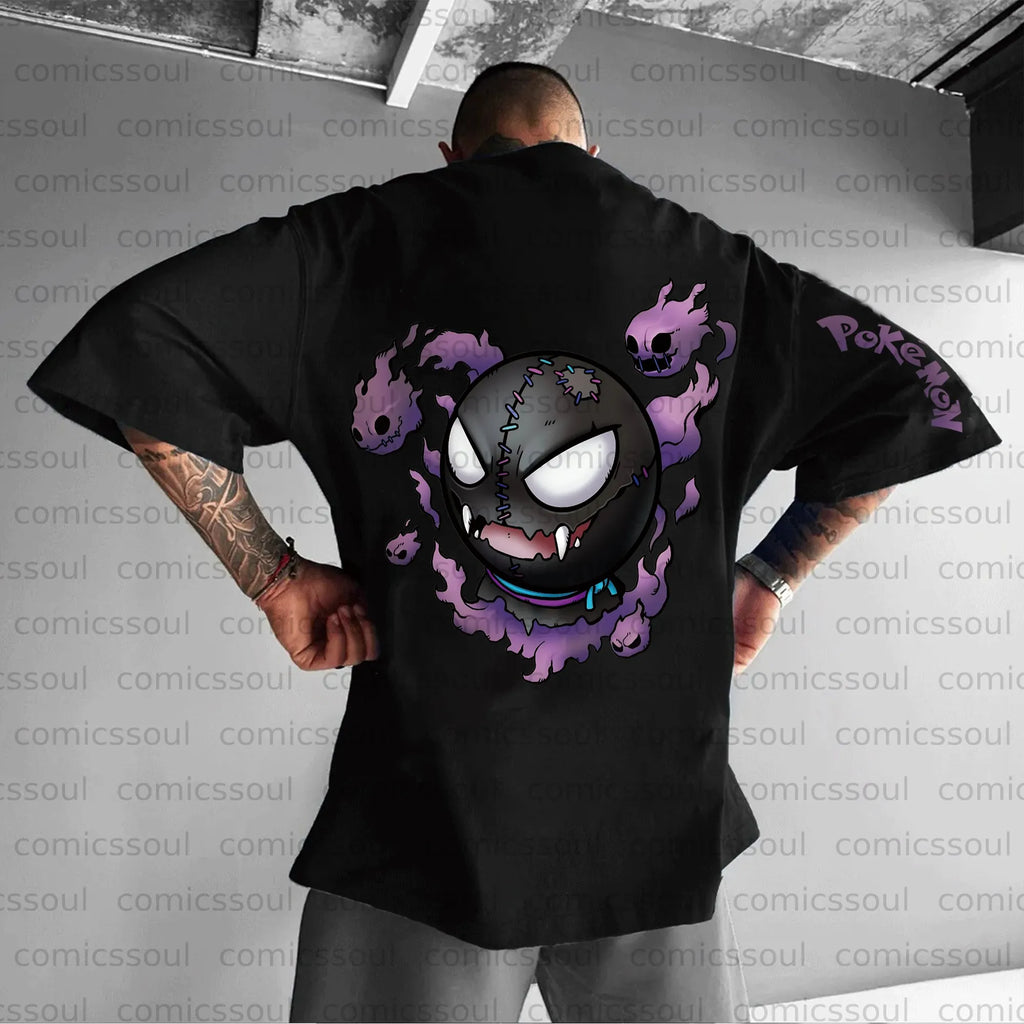 PKM-Unisex Anime Inspired Vintage T-Shirt