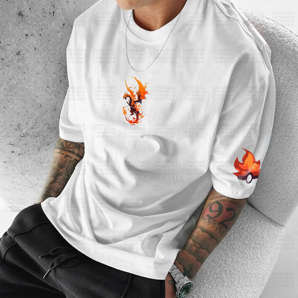 PKM-Unisex Anime Inspired Vintage T-Shirt