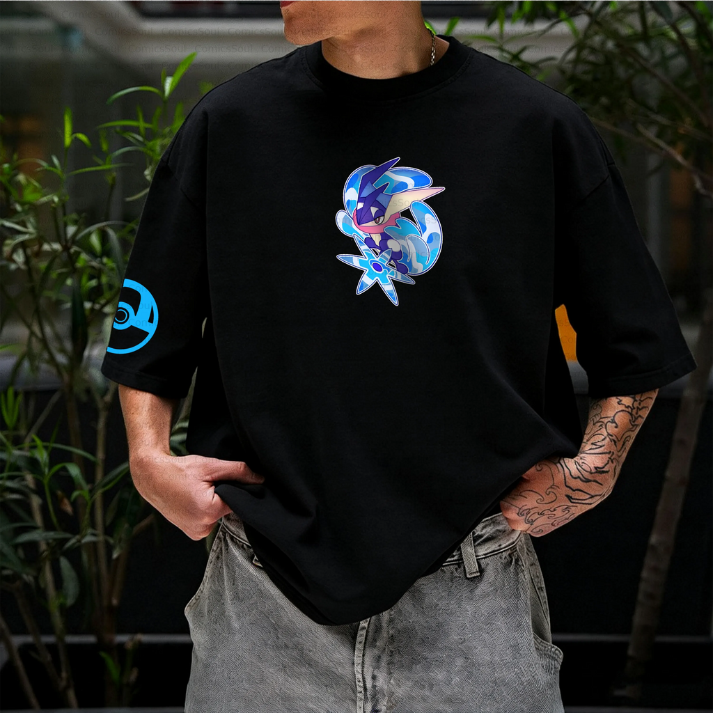 PKM-Unisex Anime Inspired Vintage T-Shirt