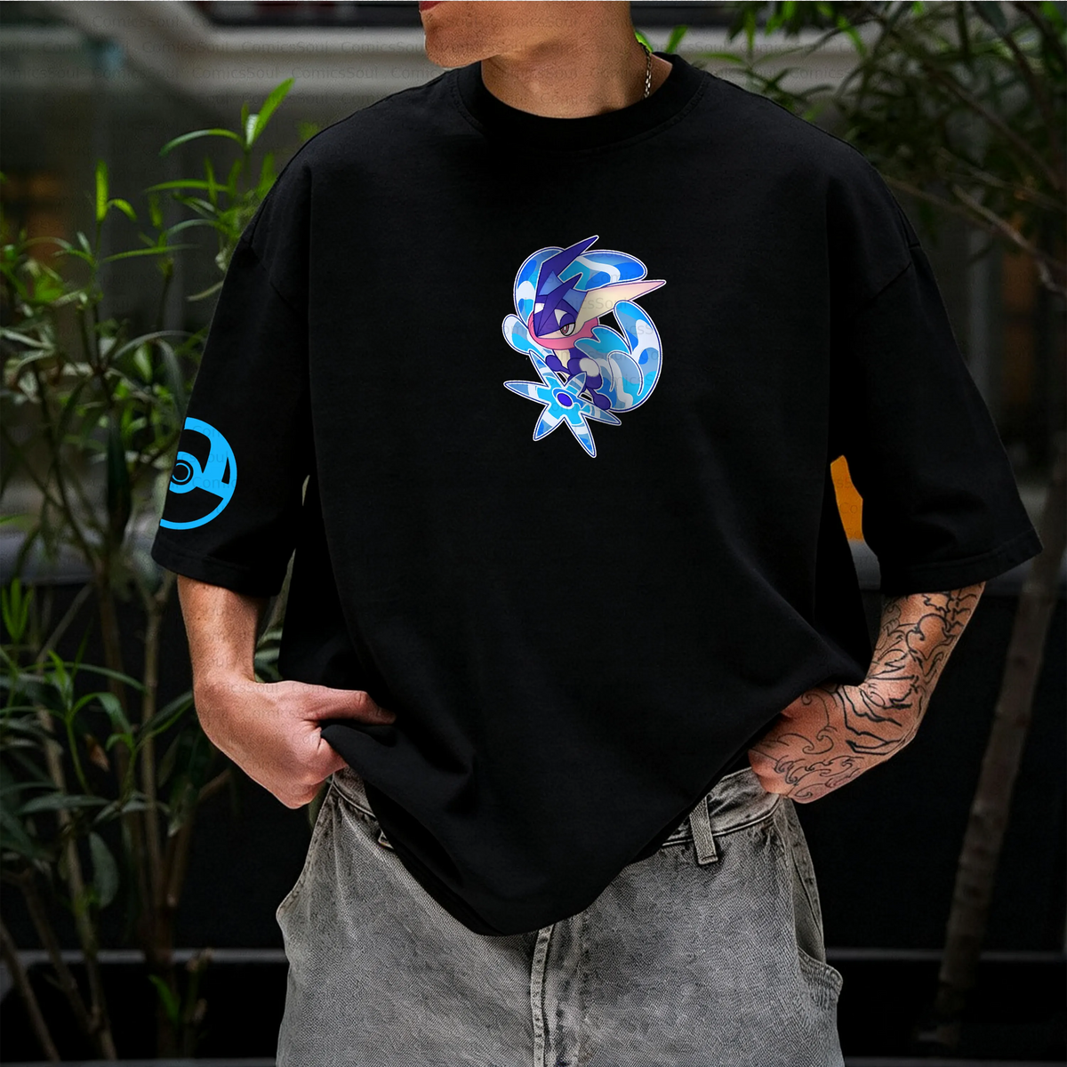 PKM-Unisex Anime Inspired Vintage T-Shirt