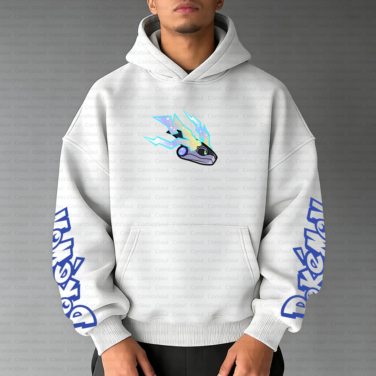 PKM-Unisex Anime Inspired Vintage Plush Hoodie
