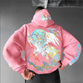 PKM-Unisex Anime Graphic Streetwear Vintage Hoodie