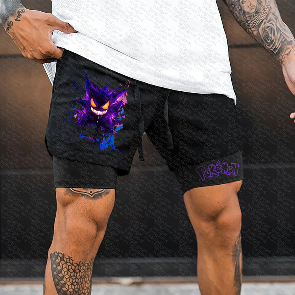 PKM-Unisex Casual Anime Streetwear Shorts