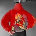 PKM-Unisex Anime Graphic Streetwear Vintage Hoodie