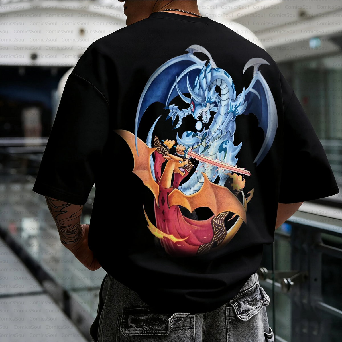 PKM-Unisex Anime Inspired Vintage T-Shirt