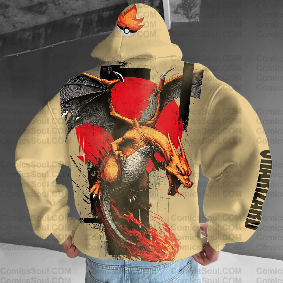 PKM-Unisex Anime Graphic Streetwear Vintage Hoodie