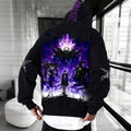 SL-Unisex Anime Graphic Streetwear Wintage Plush Hoodie