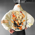 PKM-PKM-Unisex Anime Inspired Vintage Plush Hoodie