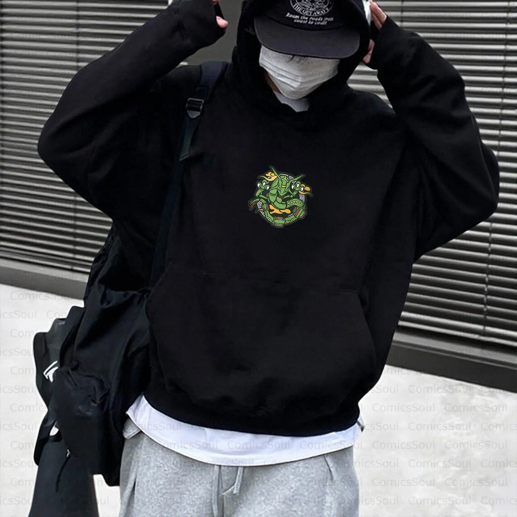 PKM-Unisex Anime Inspired Vintage Plush Hoodie