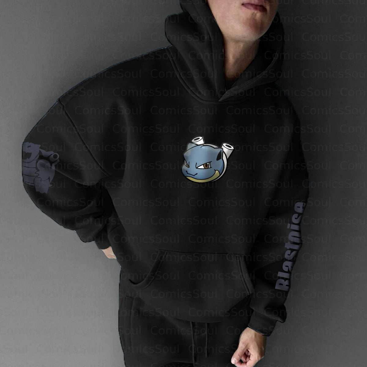 PKM-Unisex Anime Graphic Streetwear Vintage Hoodie
