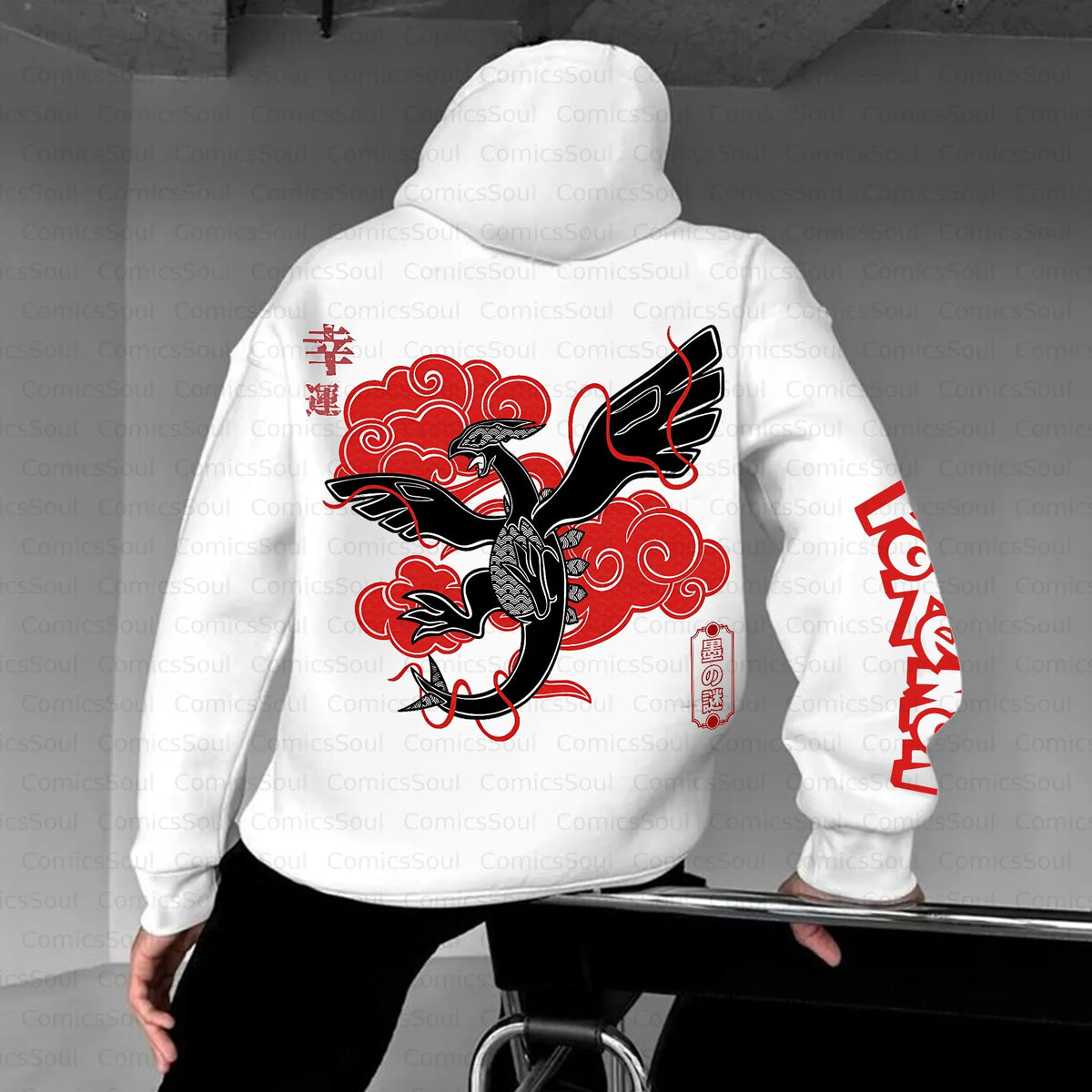 PKM-Unisex Anime Inspired Vintage Plush Hoodie