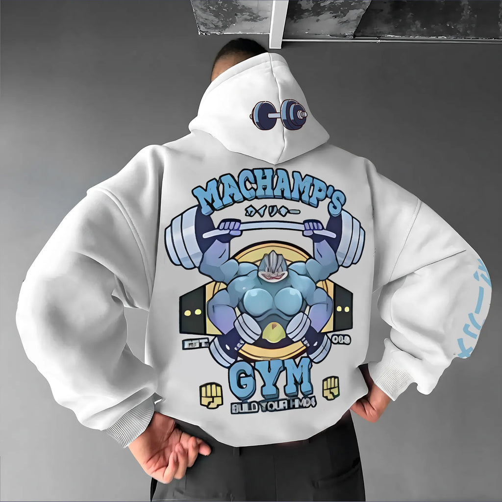 PKM-Unisex Anime Graphic Streetwear Vintage Hoodie