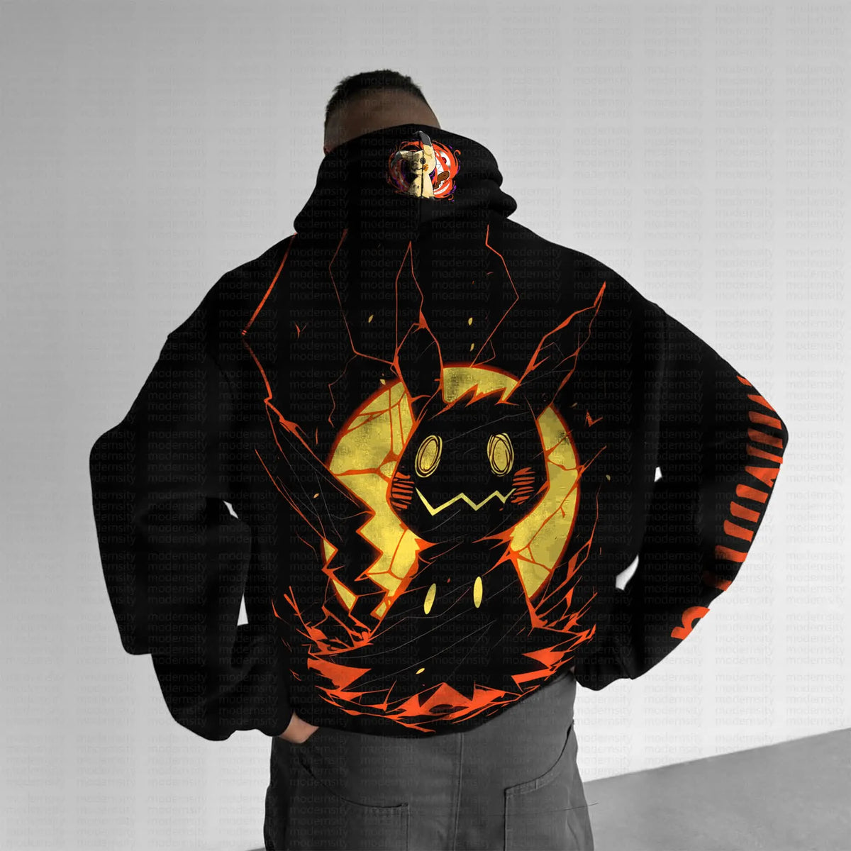 PKM-Unisex Anime Graphic Streetwear Vintage Hoodie