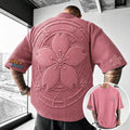 NINDO Unisex Anime-Style Retro Corduroy Oversized T-Shirt