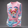 One Piece Pirate Crew Graphic Crew-Neck Tank Top