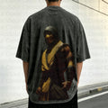 MK-Unisex Anime Inspired Vintage Washed T-Shirt