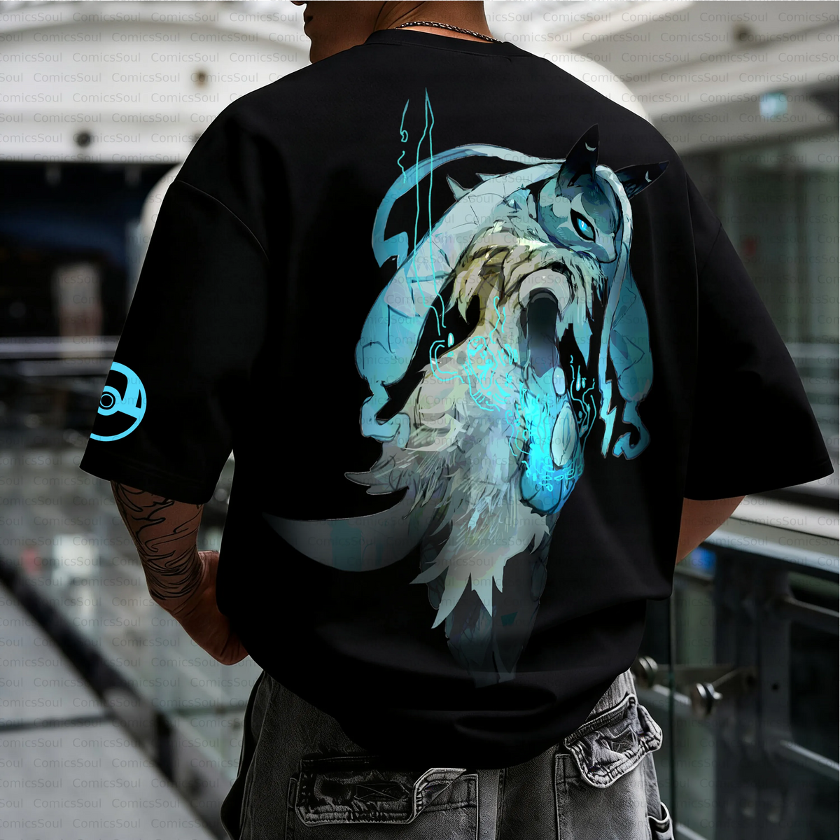 PKM-Unisex Anime Inspired Vintage T-Shirt