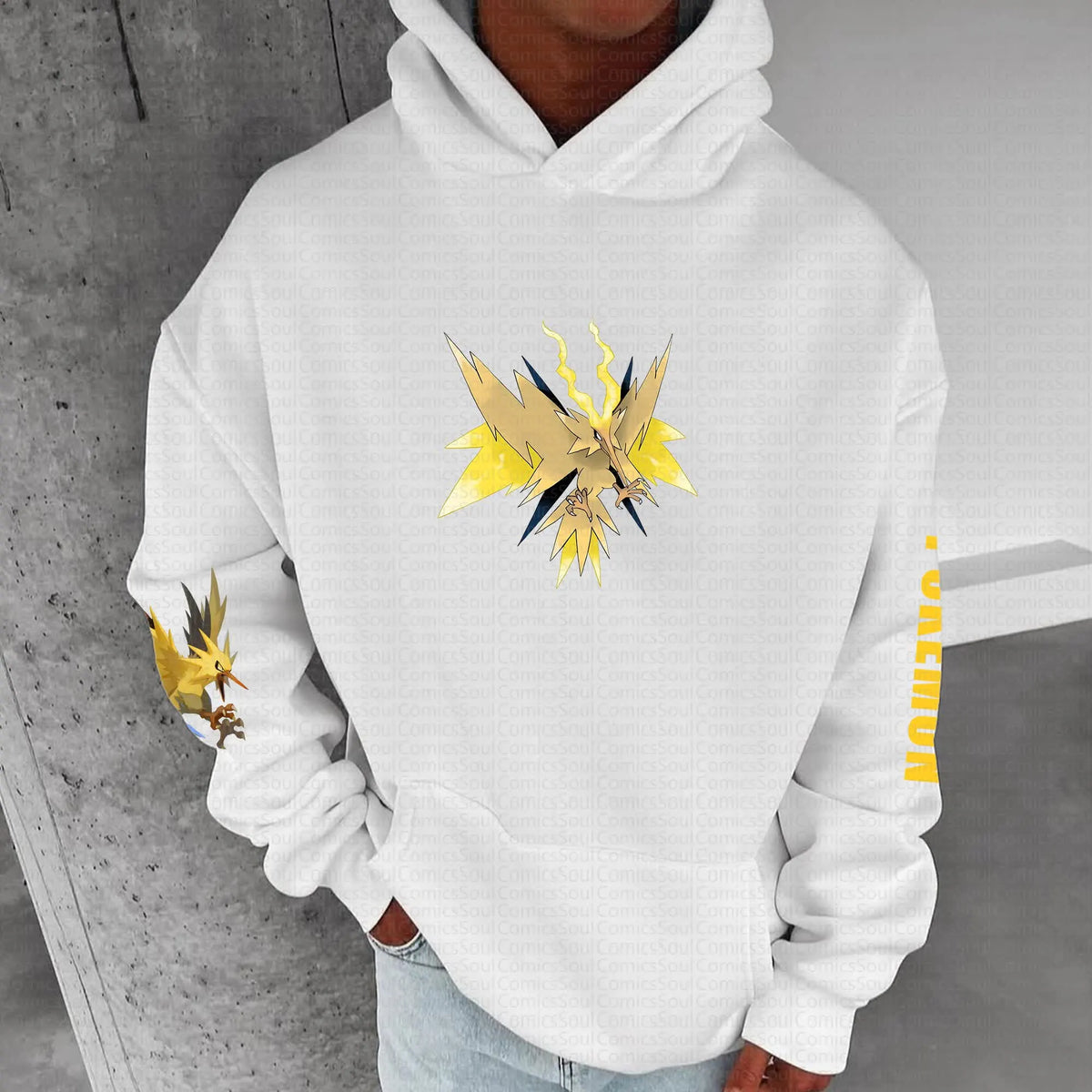 PKM-Unisex Anime Graphic Streetwear Vintage Hoodie