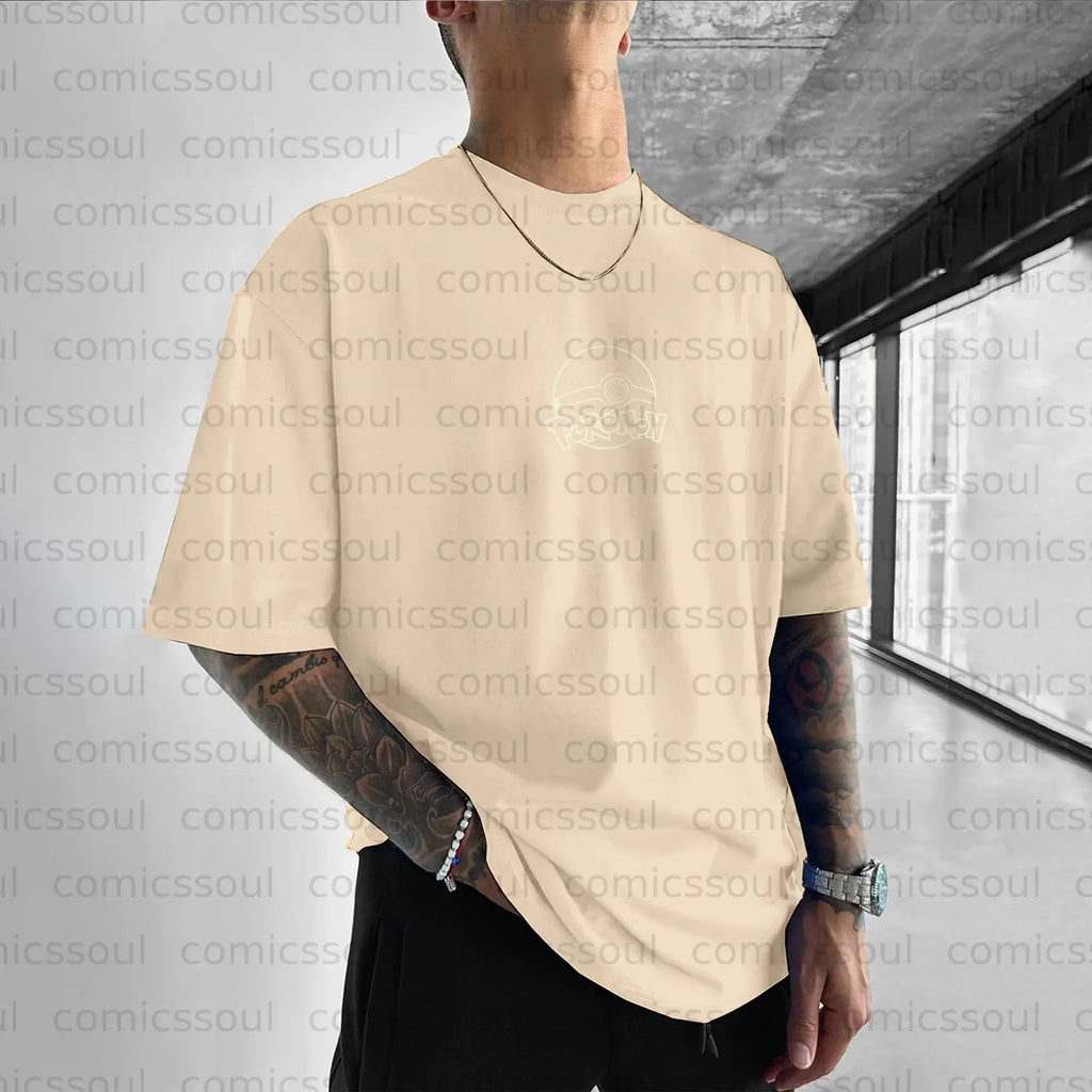PKM-Unisex Anime Inspired Vintage T-Shirt