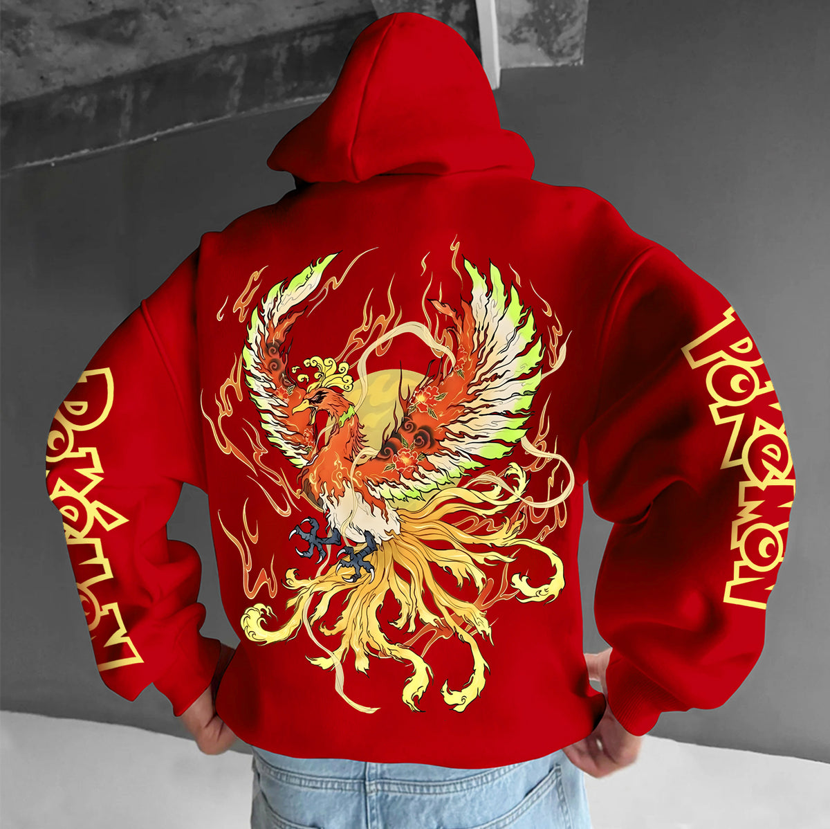 PKM-Unisex Anime Graphic Streetwear Vintage Hoodie