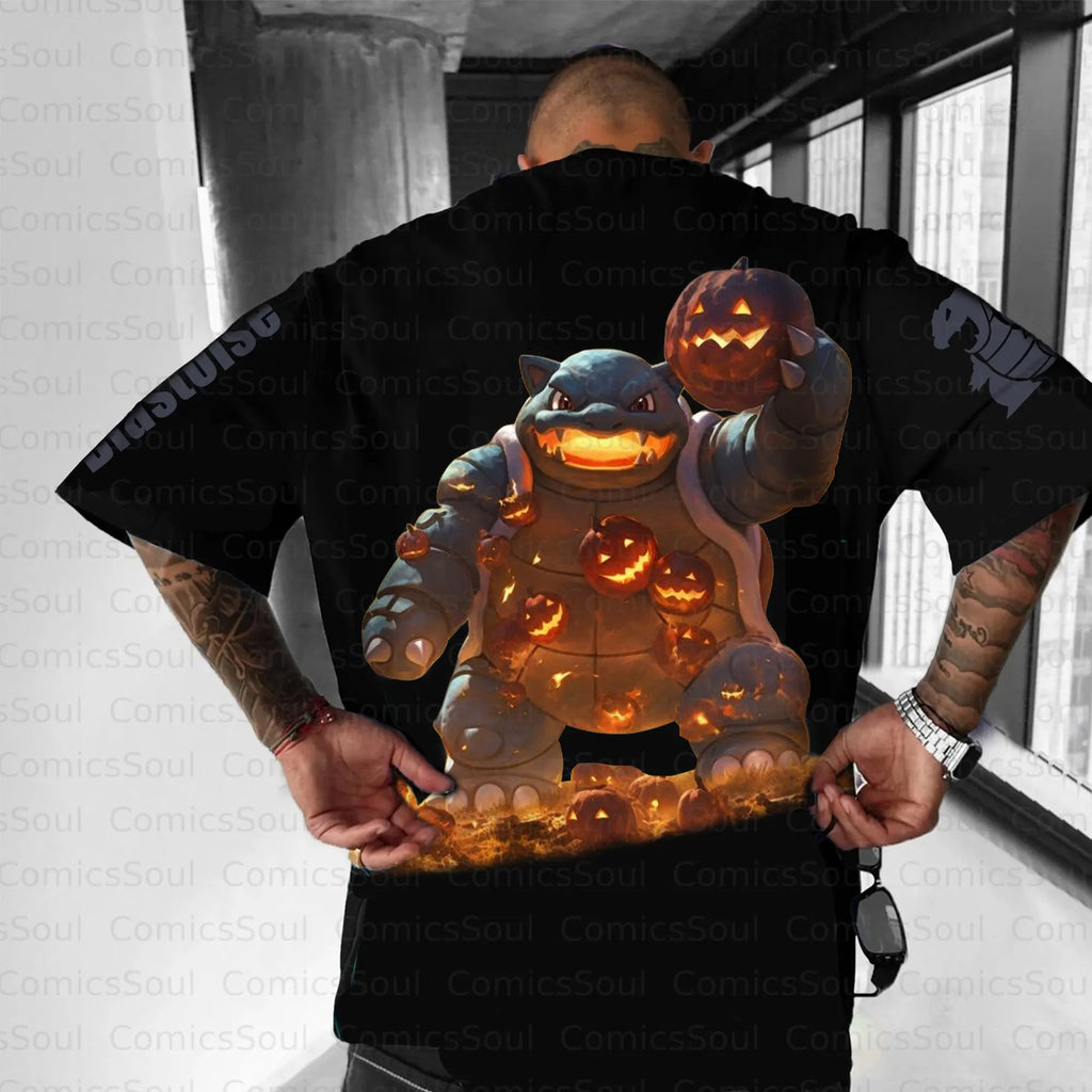 PKM-Unisex Anime Inspired Vintage T-Shirt