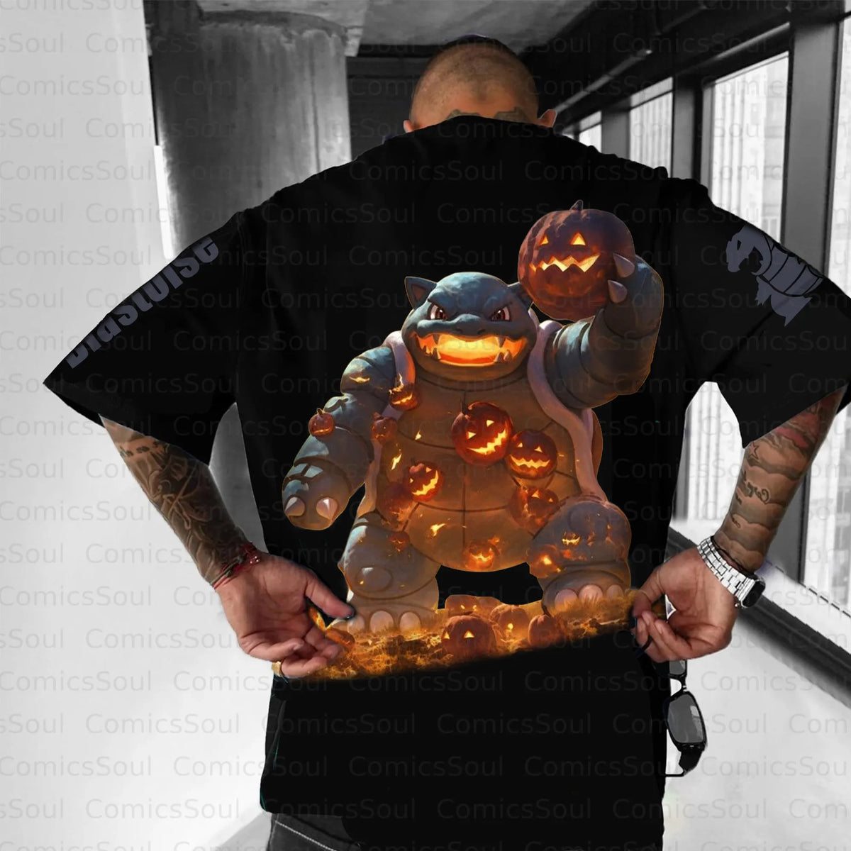 PKM-Unisex Anime Inspired Vintage T-Shirt