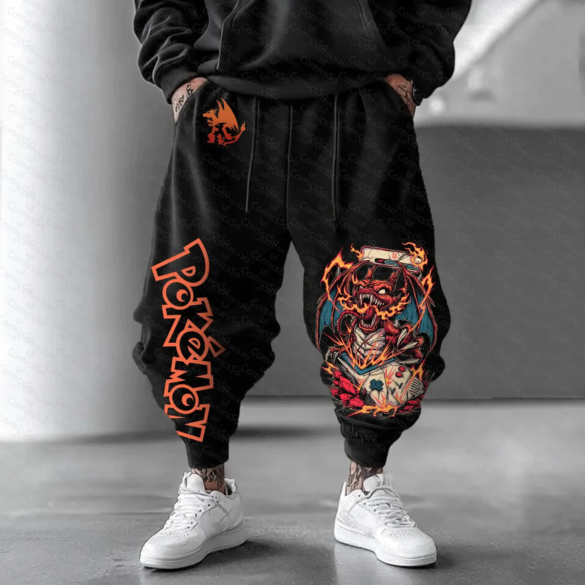 PKM-Unisex Casual Anime Streetwear Pants