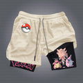 PKM-Unisex Casual Anime Style Shorts