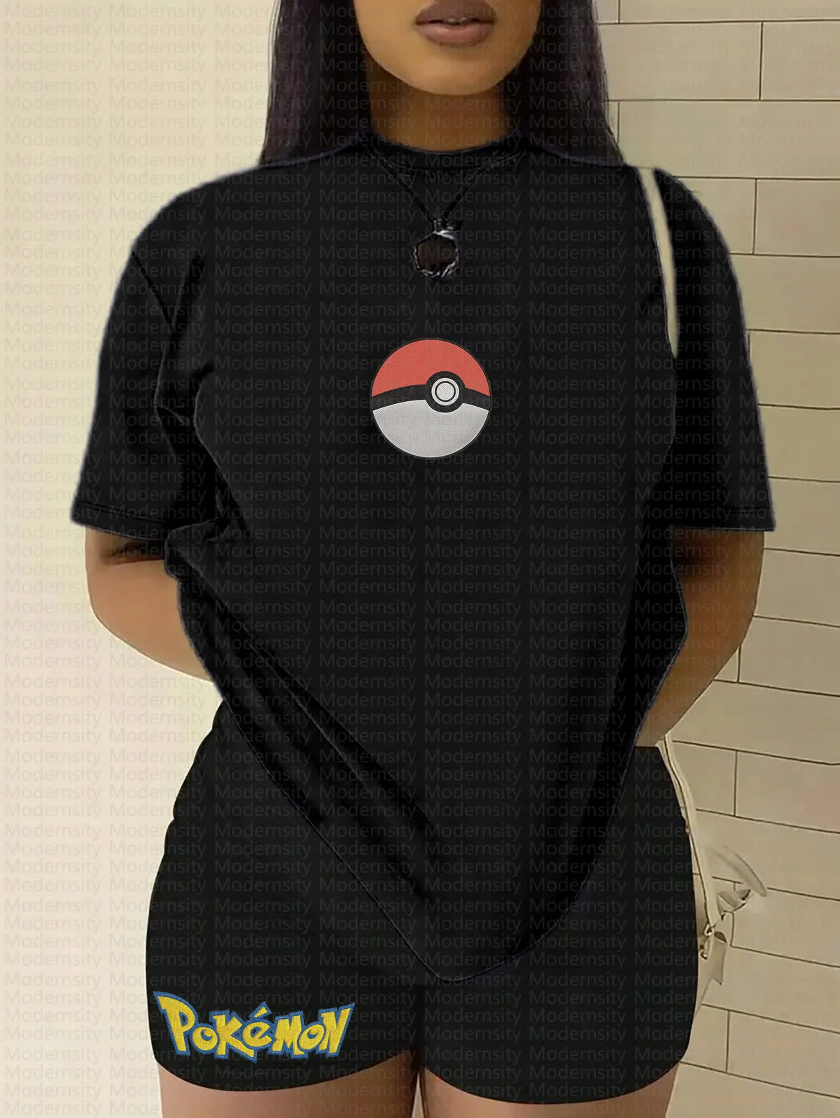 PKM-Anime Inspired Vintage Embroidered T-Shirt