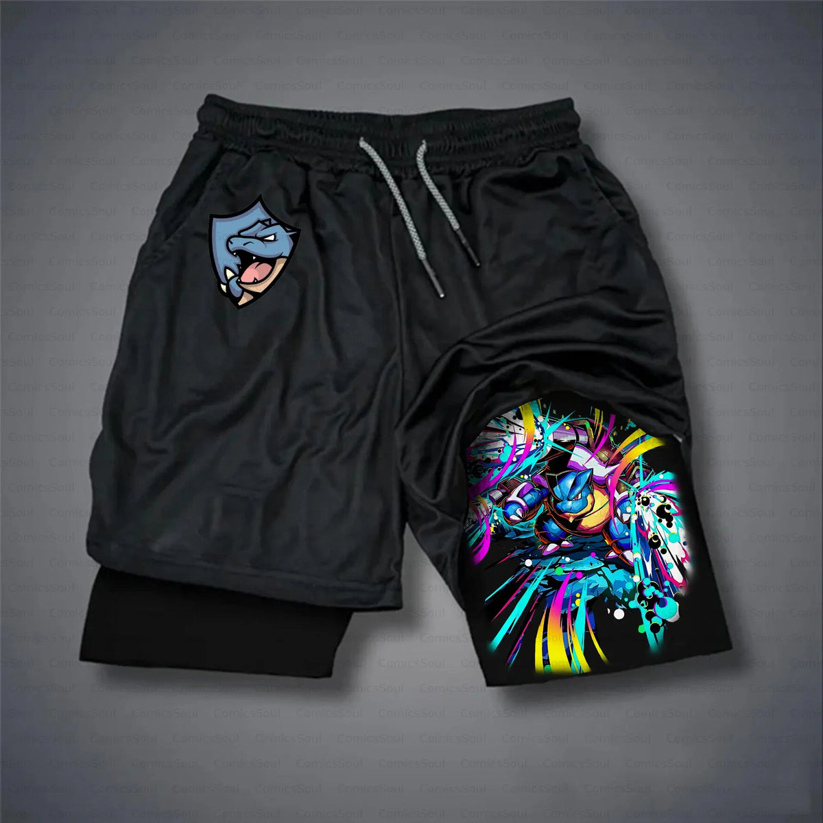 PKM-Unisex Casual Anime Streetwear Gym Shorts