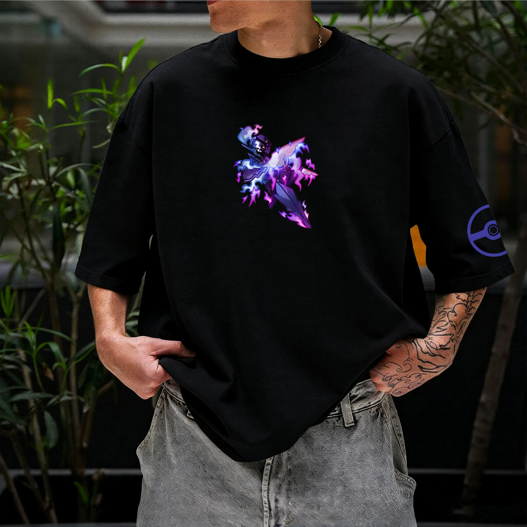 PKM-Unisex Anime Inspired Vintage T-Shirt