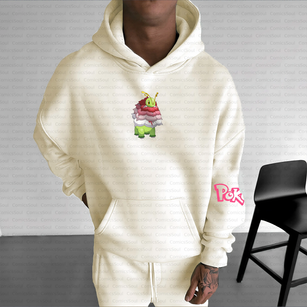 PKM-Unisex Anime Inspired Vintage Plush Hoodie
