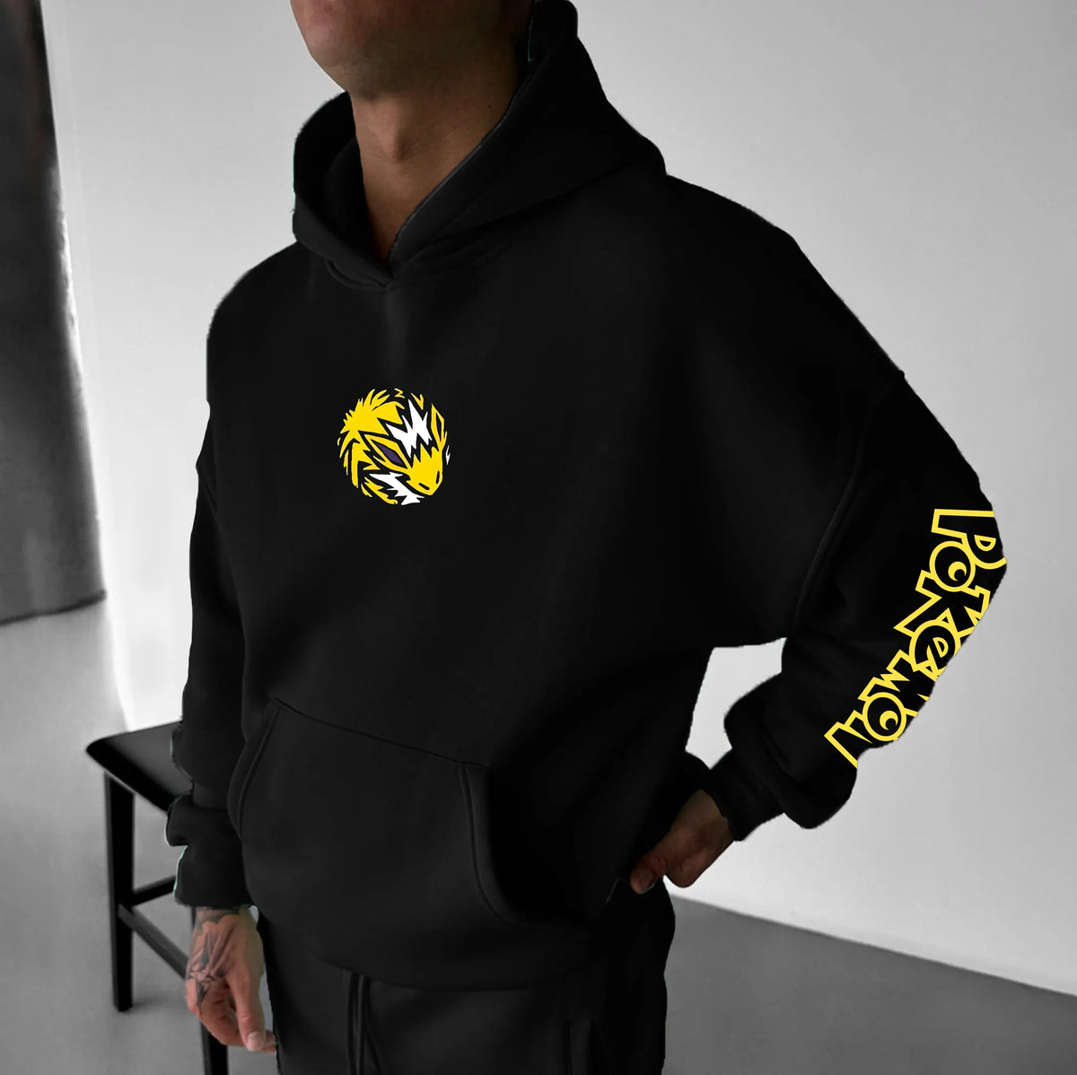 PKM-Unisex Anime Graphic Streetwear Vintage Hoodie