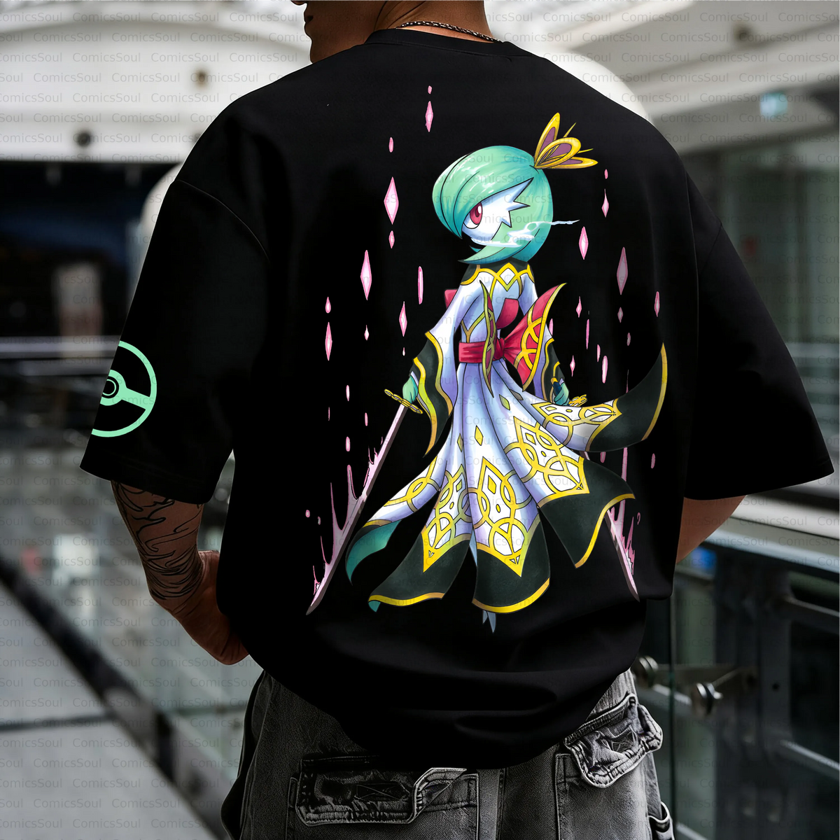 PKM-Unisex Anime Inspired Vintage T-Shirt