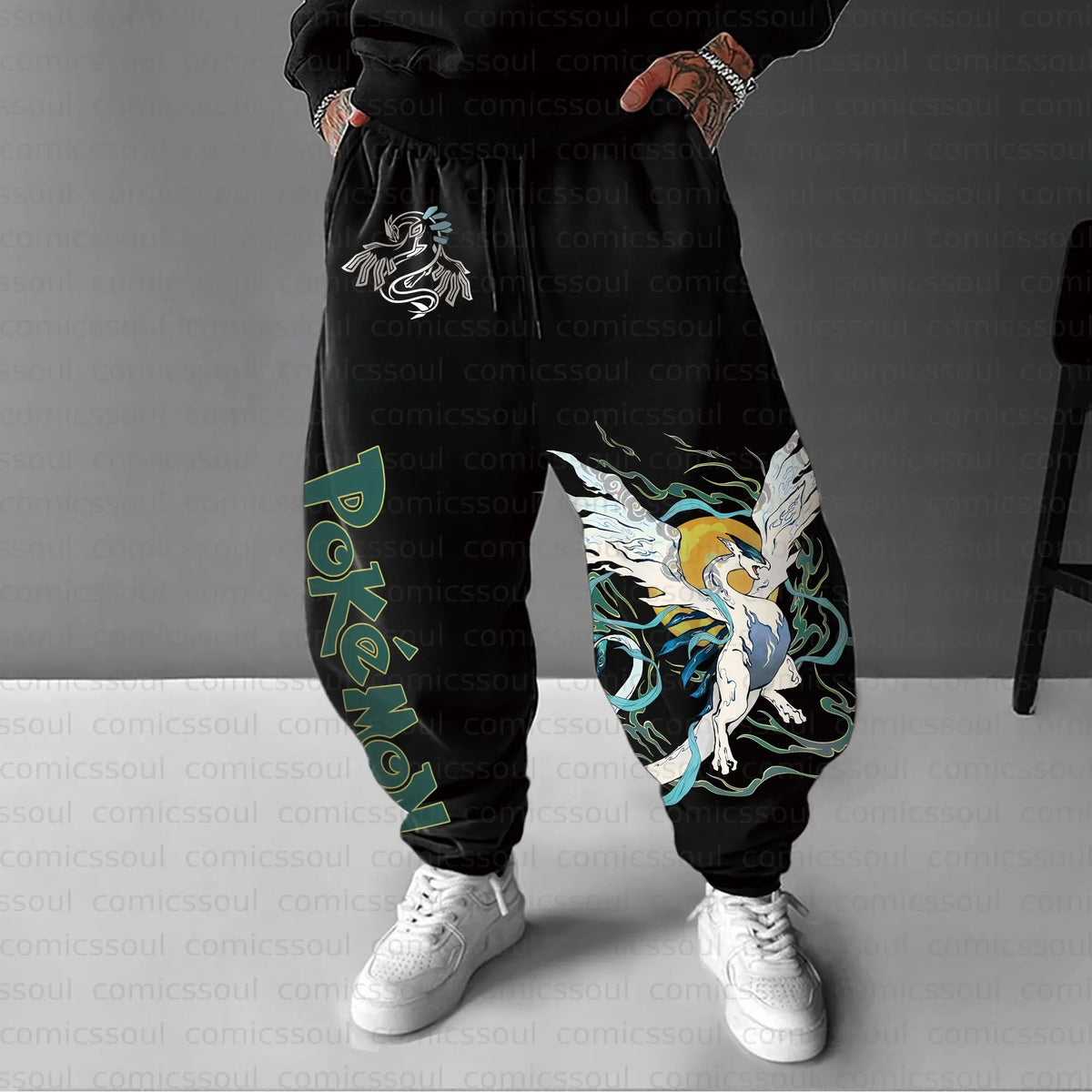 PKM-Unisex Anime Inspired Vintage Pants