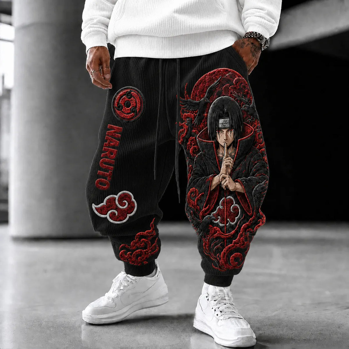 NINDO Unisex Anime-print Trousers