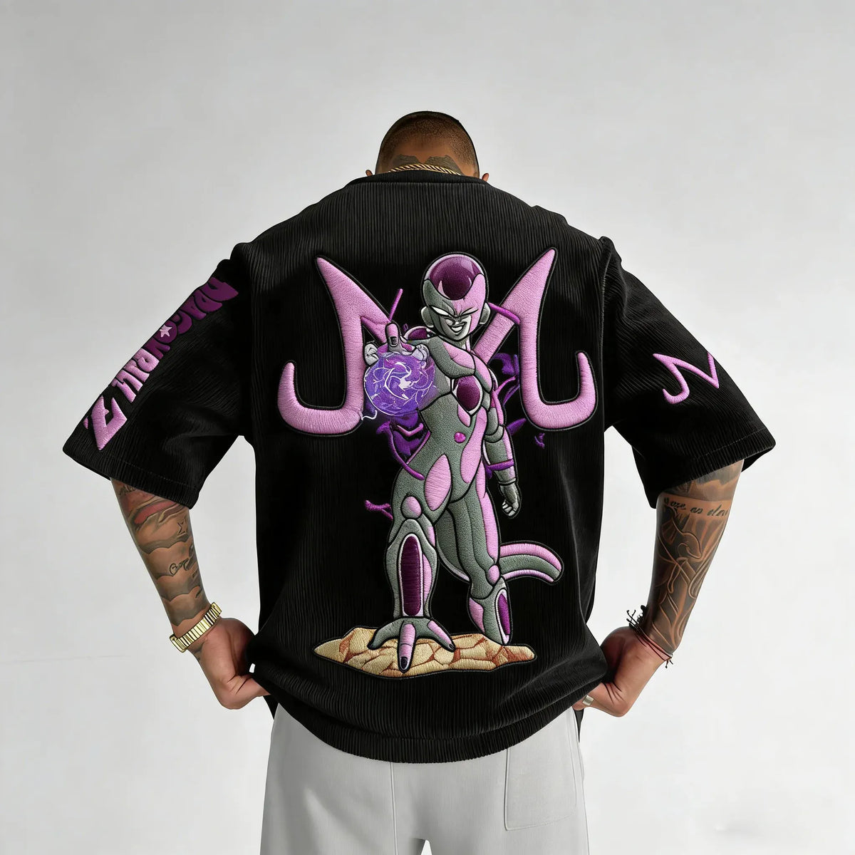 Dragon Ball Unisex Anime Inspired Vintage Corduroy T-Shirt